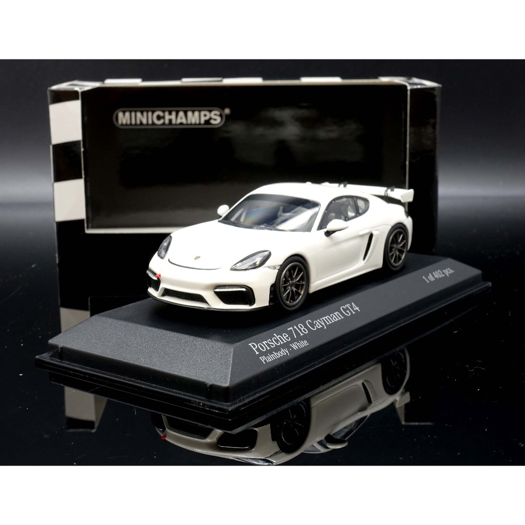 【M.A.S.H】現貨特價  Minichamps 1/43 Porsche 718 Cayman GT4 白 2020