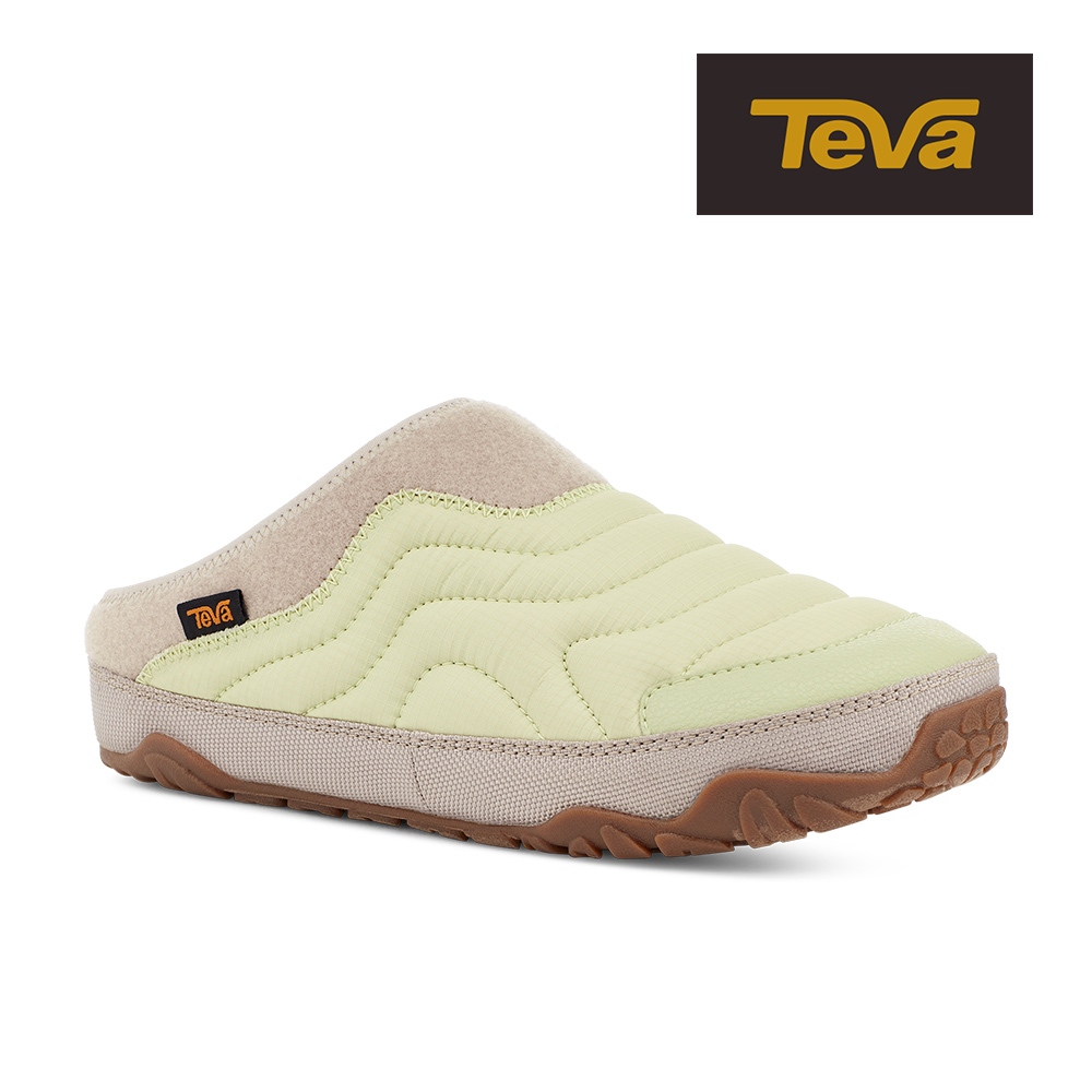 【TEVA】男/女/中性菠蘿麵包鞋 防潑水 半拖鞋/穆勒鞋/休閒鞋/懶人鞋-ReEmber Terrain 草綠色(原廠