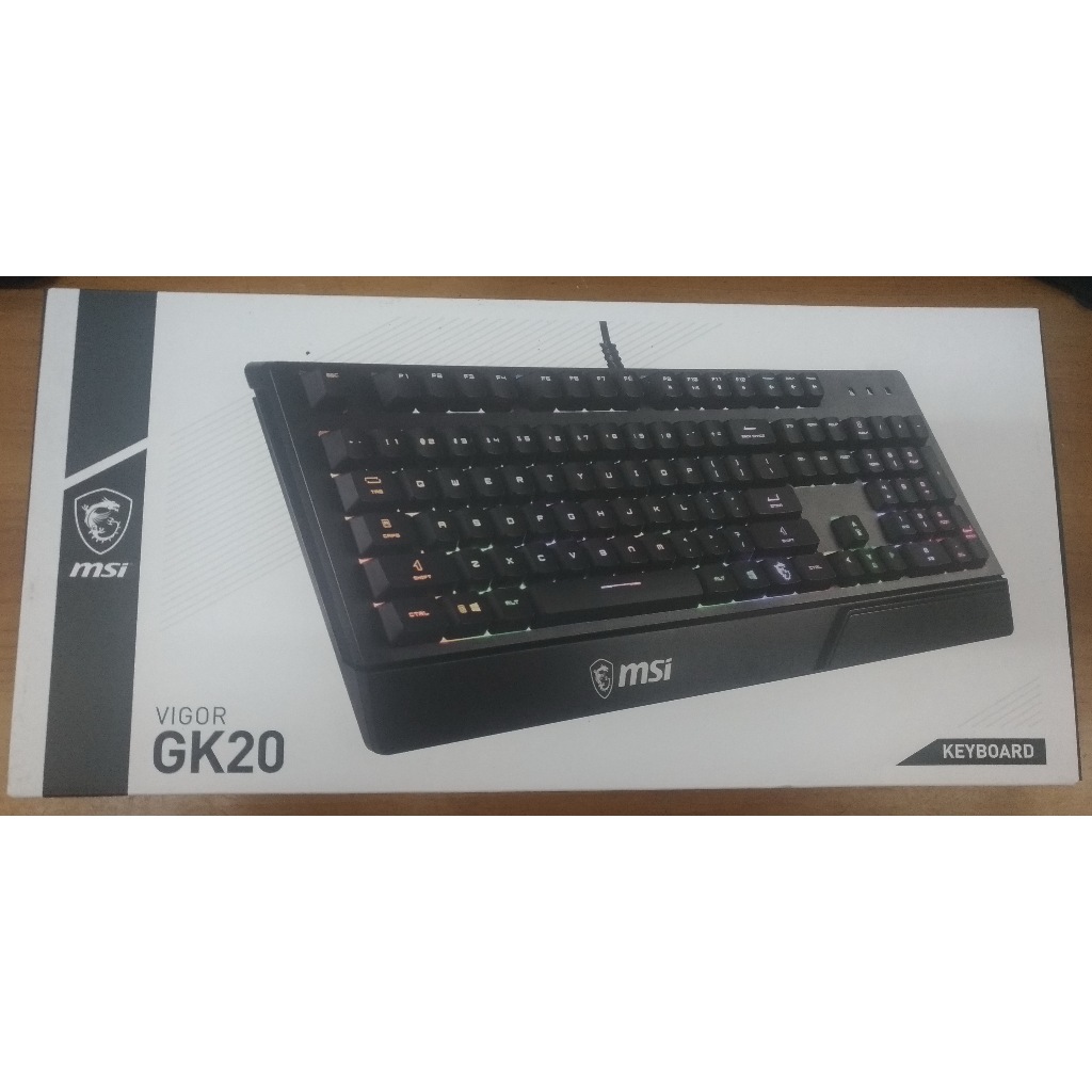 MSI 微星 Vigor GK20 電競鍵盤