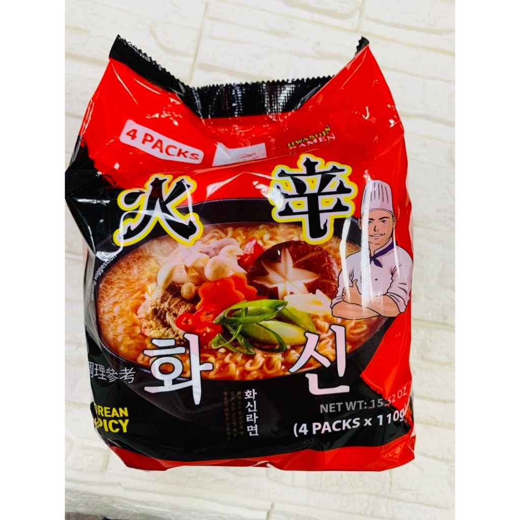 現貨(KK mart) 韓式火辛拉麵4入/袋