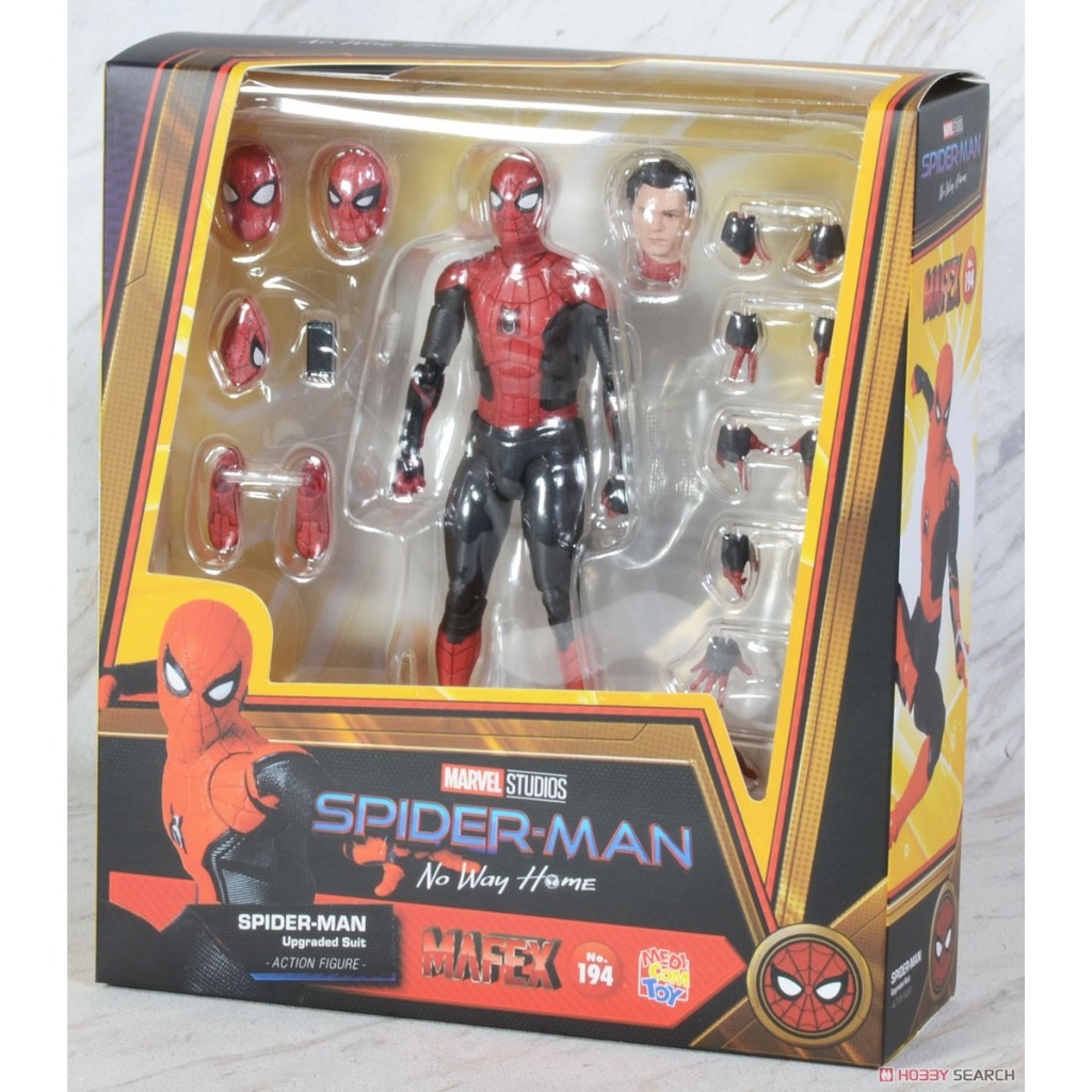 全新現貨 MAFEX NO.194 無家日 蜘蛛人 Spider Man 升級版戰衣 復仇者聯盟 超商付款免訂金