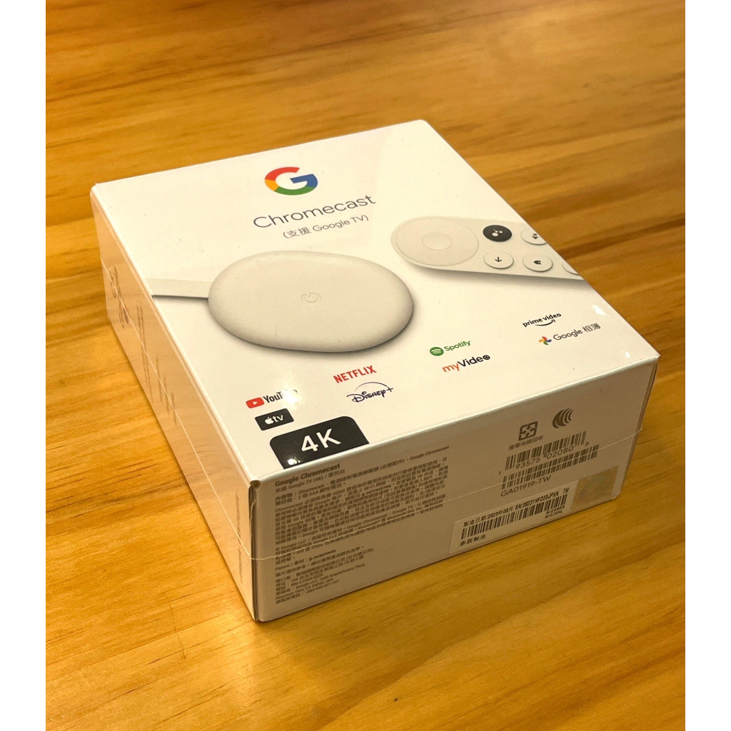 Google Chromecast Google TV 4K 全新台灣公司貨
