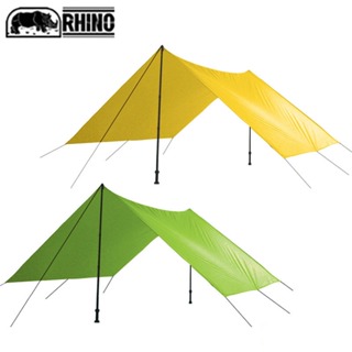 【Rhino 犀牛】台灣 1-2人輕量雨蓋 F01 /單人輕量雨蓋布 地布 外帳 遮陽帳 遮雨棚 簡易帳 顏色隨機出貨