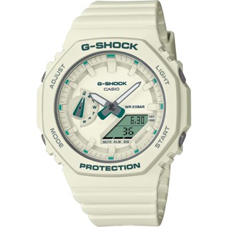 CASIO 卡西歐 G-SHOCK 摩登綠 八角女錶 GMA-S2100GA-7A