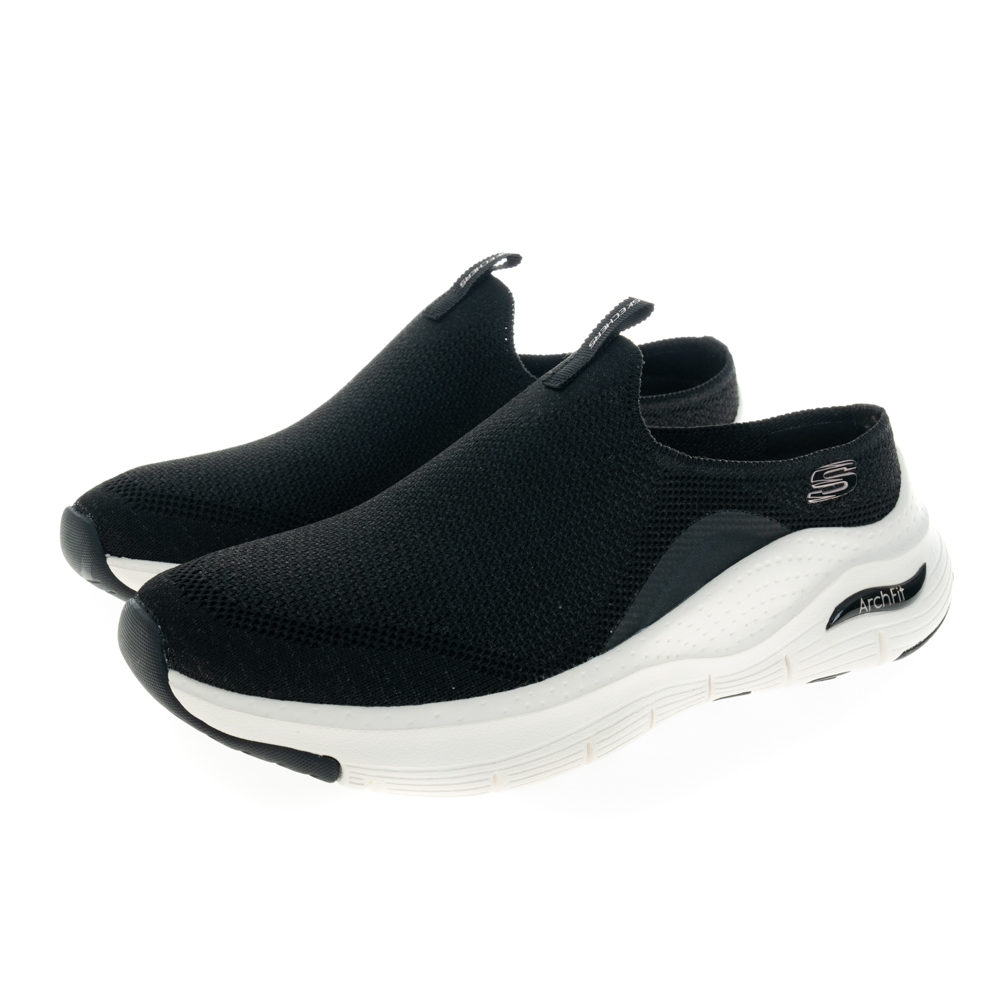 SKECHERS ARCH FIT 健走鞋 休閒穆勒鞋 黑色懶人鞋 149774BKRG