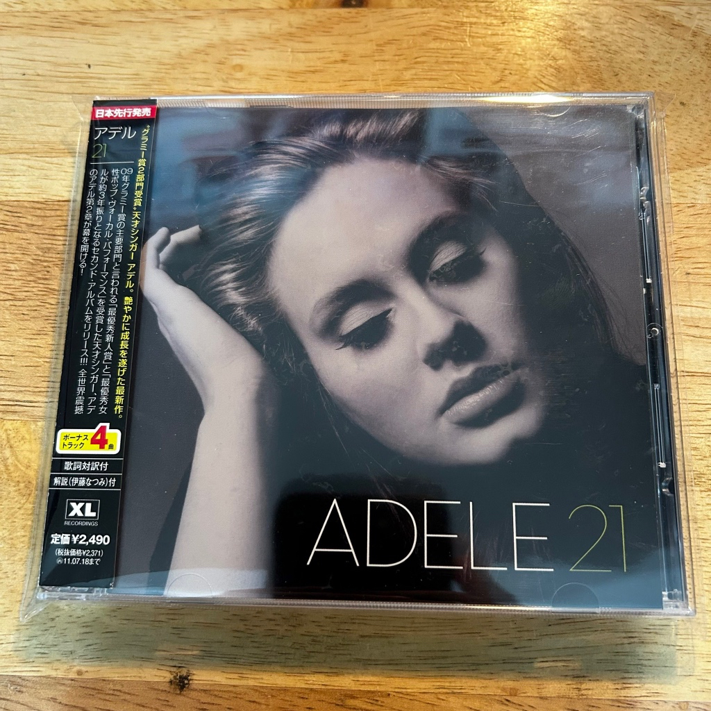 『Adele，21』日版專輯CD (含側標)
