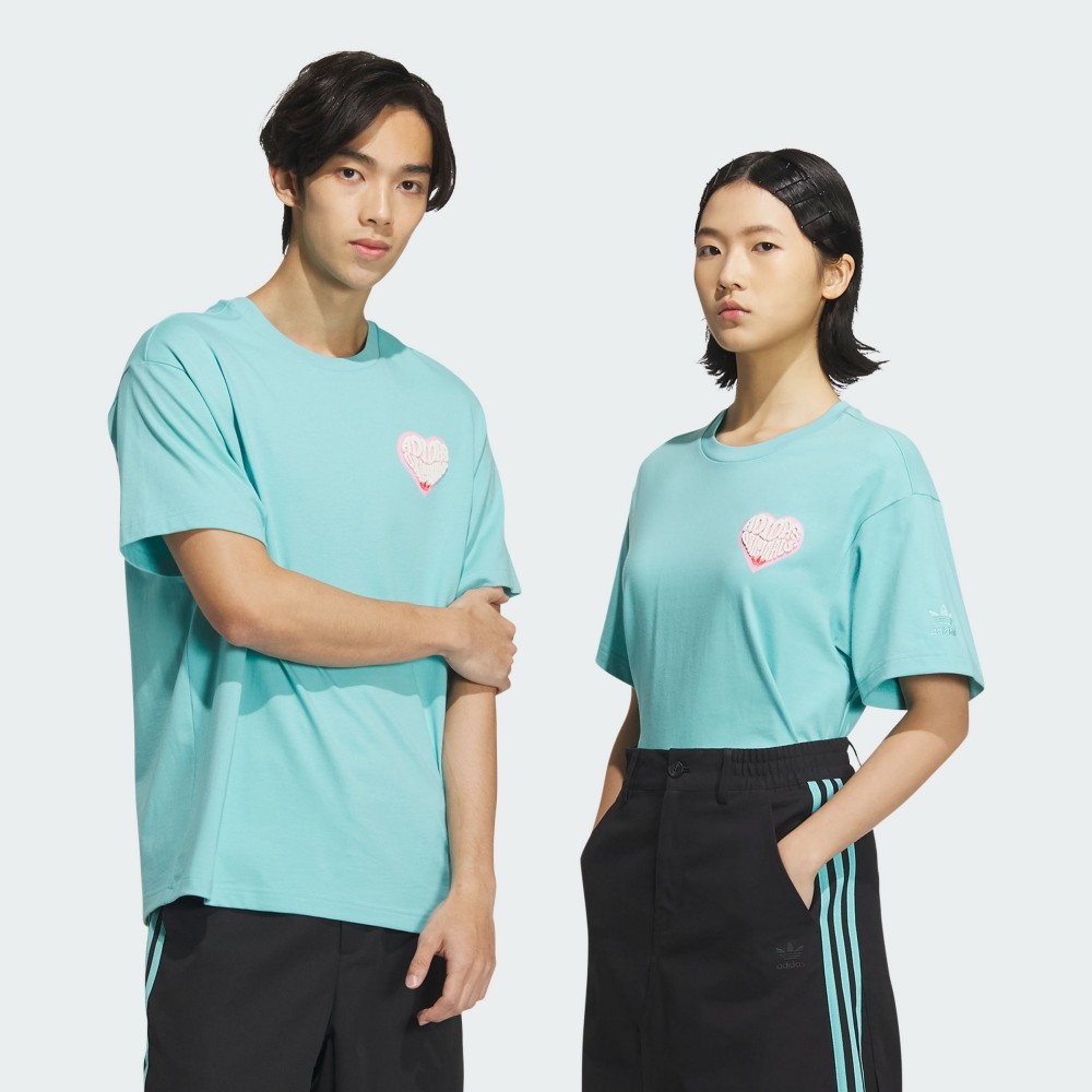 adidas V-DAY 短袖上衣 男/女 - Originals JE3471官方直營