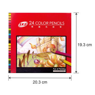 🎨SKB色鉛筆 24色 紙盒 樂趣色鉛筆 NP-130 SKB 色鉛筆 塗鴉 繪畫