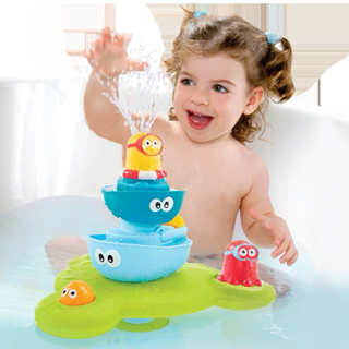 全新！現貨！以色列 Yookidoo 海洋公園 疊疊樂 噴泉 洗澡玩具 噴水玩具 彌月 週歲