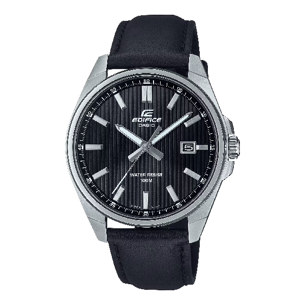 CASIO 卡西歐 EFV-150L-1AV 經典外觀運動風格潮流腕錶 黑 42.6mm