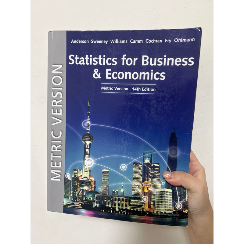 Statistics for Business &amp; Economics 統計學 第14版 原文書 二手大學用書 教科書