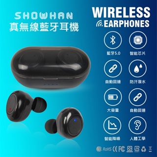 SHOWHAN 高保音質 真無線入耳式藍牙耳機 無線耳機 免持耳機