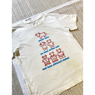 二手 Giordano junier TEE 120 7-8yrs 白色短袖上衣#0811
