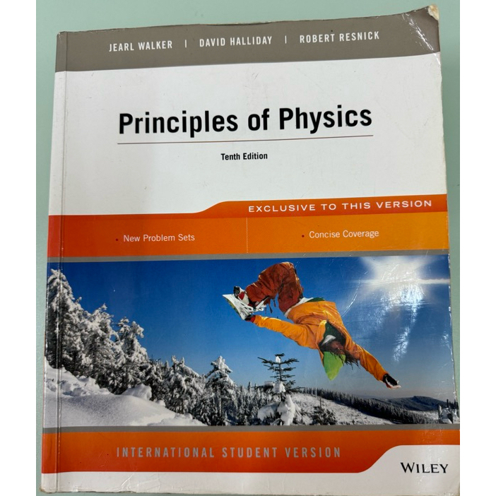 【小太陽】Principles of Physics David Halliday, Robert Resnick, J