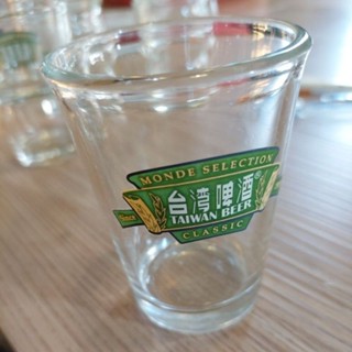 臺灣啤酒 Taiwan beer classic logo🍺 臺啤玻璃杯 杯子 乾杯 收藏品🍺