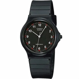 【CASIO 卡西歐】超輕薄感數字錶 MQ-24-1B 34.9mm 現代鐘錶