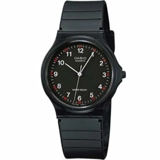 【CASIO 卡西歐】超輕薄感數字錶 MQ-24-1B 34.9mm 現代鐘錶