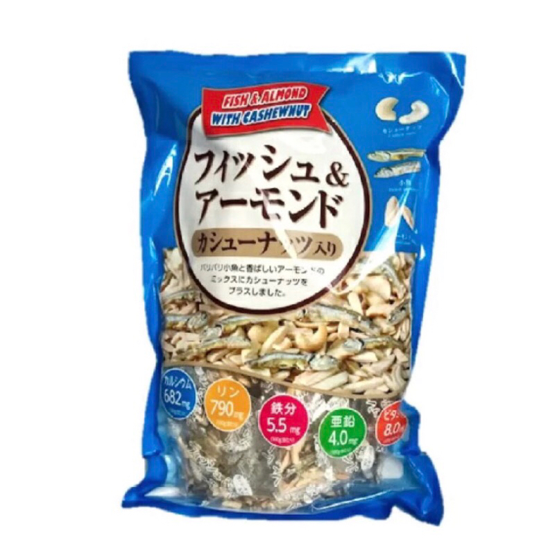 日本🇯🇵好市多 新包裝 杏仁 腰果 小魚乾 420g