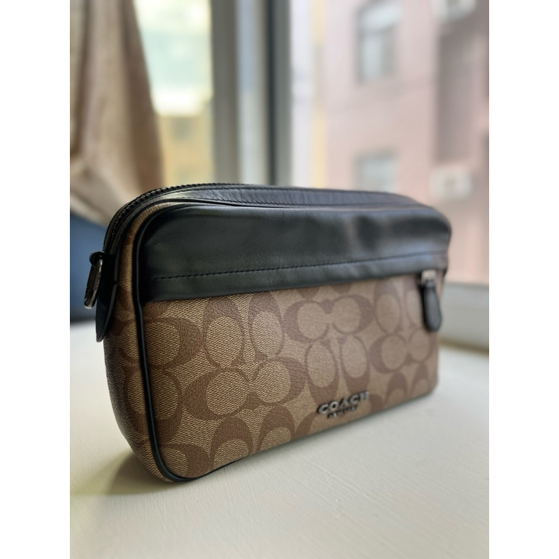 COACH 經典百搭 斜背 側背包 正品