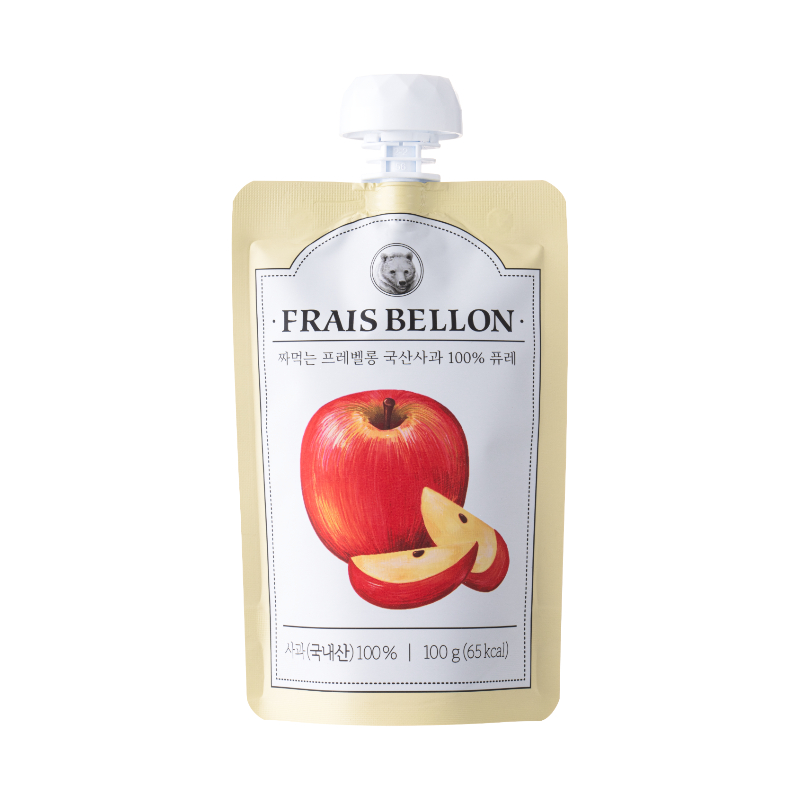 Frais Bellon韓國進口 寶寶果泥 100%蘋果果泥 (100克/袋)
