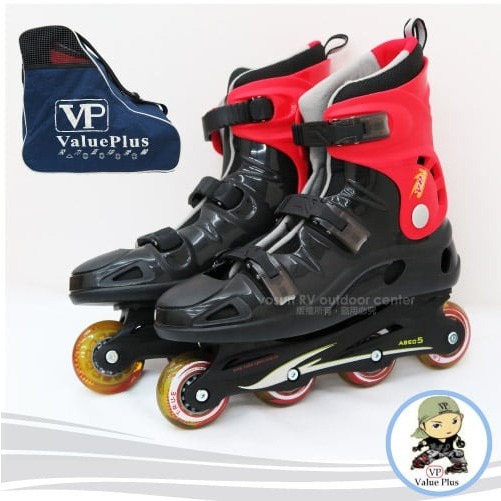 【Value Plus VP】特價65折》飛力 硬殼直排輪鞋 溜冰鞋/附專用背包/一體成型強化塑鋼底底座_SH-29