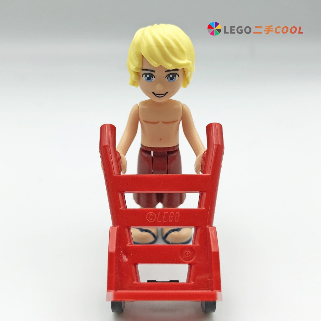 【COOLPON】正版樂高 LEGO【二手】Friends系列 人偶拆賣 推車 農場工具 海灘男孩
