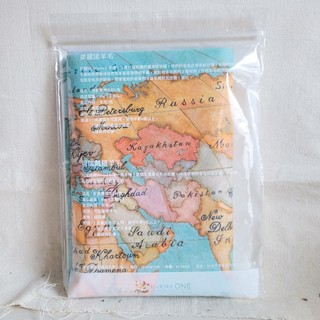 義大利Stamperia羊毛氈蝶古巴特(1入/50X70cm)-世界地圖FLSG/ST28