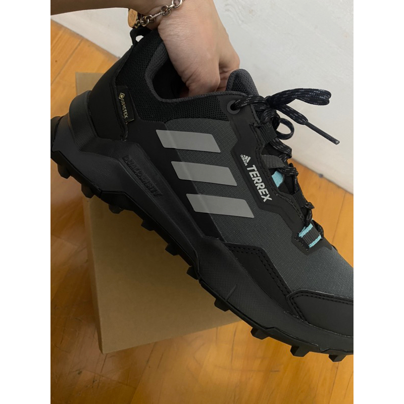 全新ADIDAS 女 TERREX AX4 GTX  越野慢跑鞋 登山FZ3249