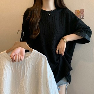 立體麻花壓紋T桖上衣 獨具衣格 J7190 中大尺碼女裝