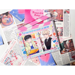 小物 ☆ 雙人 壓克力 插卡立牌 人生四格 小卡展示 動漫周邊 明星 ins 桌面擺設 擺件 裝飾