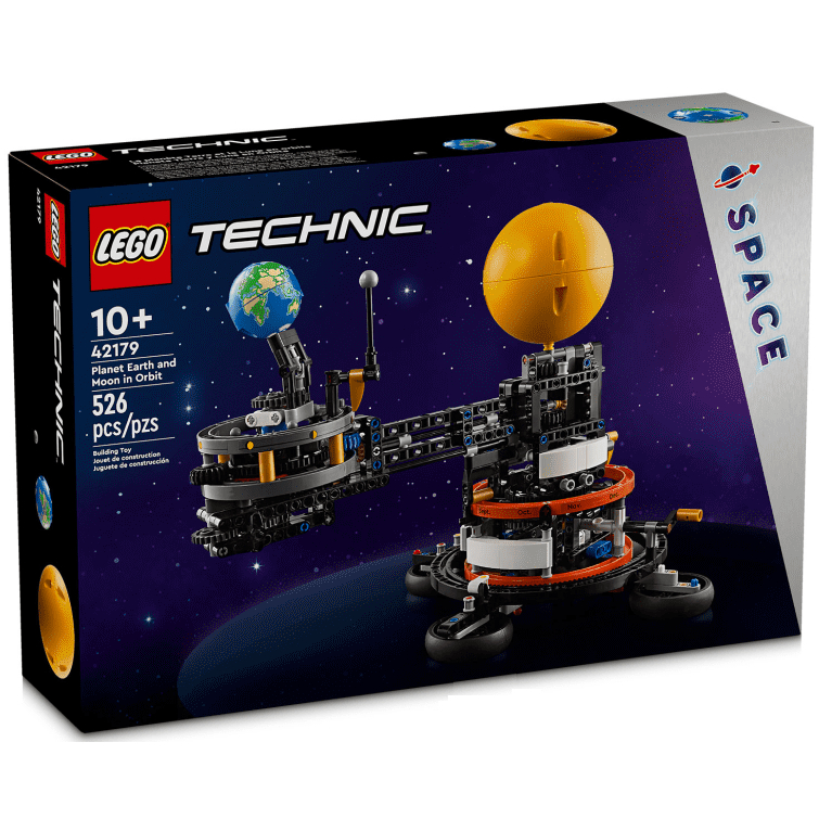［想樂］全新 樂高 LEGO 42179 Technic 科技 軌道上的地球和月球 Planet Earth and Moon in Orbit (盒損)