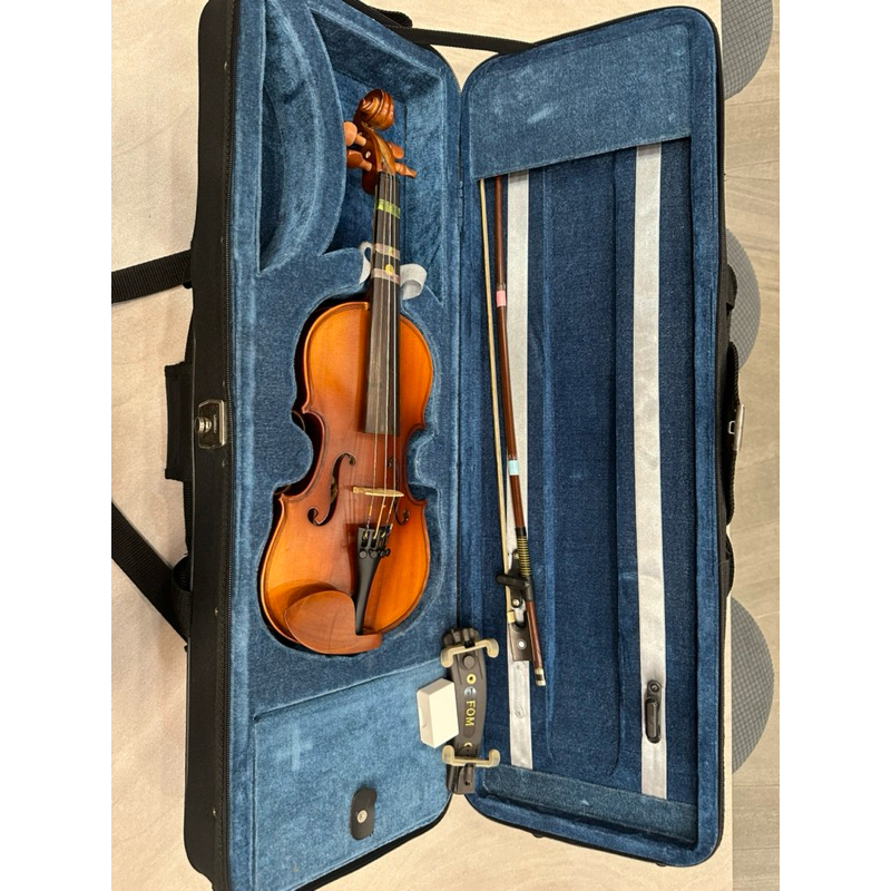 客訂🔔 8成新#二手小提琴1/4《 美第奇樂器》進階實木小提琴1:4（ 狀況佳） 拿到後即可立即使用，收到無需再整理
