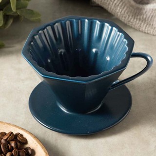 《果菲精品咖啡》 1-3人 八角竹節陶瓷濾杯 手沖咖啡 錐形濾杯 咖啡濾杯