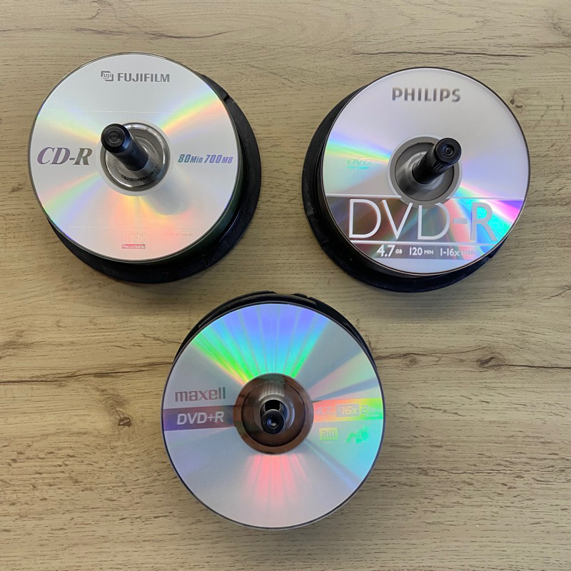 [滿額免運💕全新現貨] DVD-R CD-R 空白光碟片 空白光碟 飛利浦 Fujifilm Maxell dvd r
