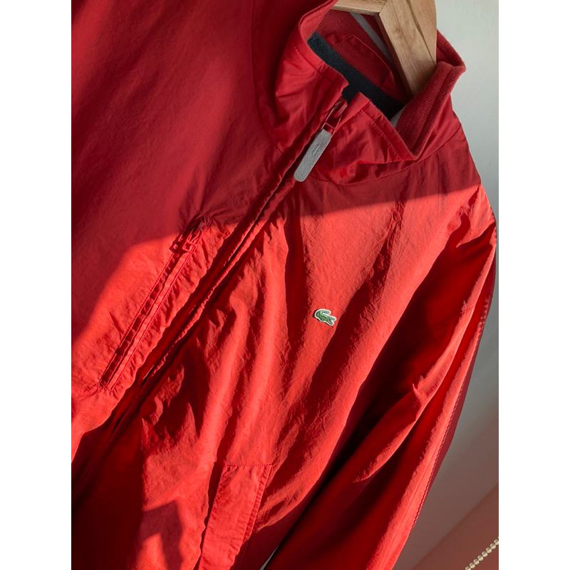 ⟡REMINISCE VINTAGE⟡ Lacoste Bomber Jacket 飛行外套夾克橘紅色