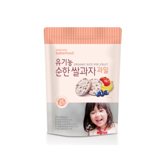 韓國bebefood寶寶福德 糙米餅(水果)(寶寶磨牙神器)