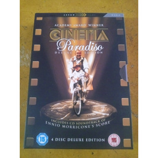 3 DVD + CD 4片裝《 新天堂樂園 放映版 & 導演版 & 幕後花絮 & 電影配樂》歐版2區、英文字幕、絕對正版