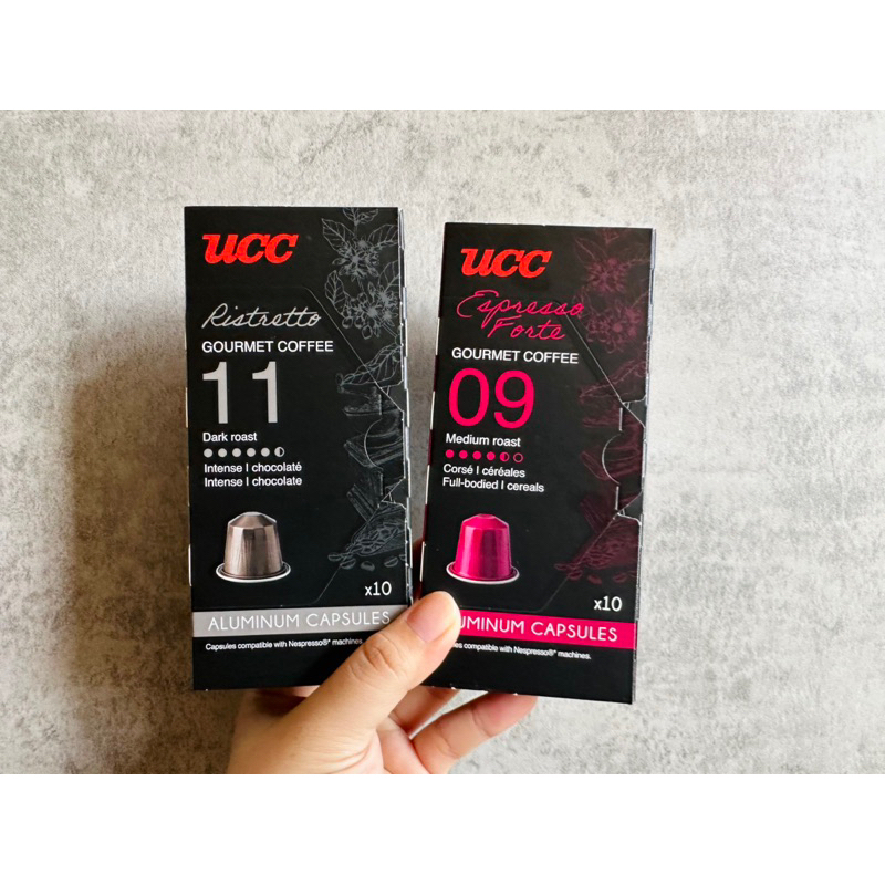 UCC 品鑑師系列咖啡膠囊 5g*10入/盒 濃縮馥特 芮斯崔朵 適用Nespresso咖啡機)