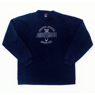 🔥SOFFE AIR FORCE 空軍 寬鬆深藍大學Tee 古著