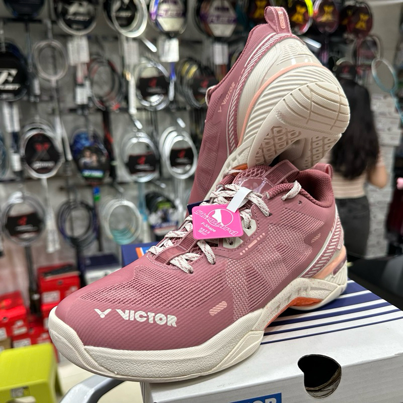 勝利VICTOR S-82 III F 粉 頂級款 羽球鞋 碳纖維板 訂價$4880