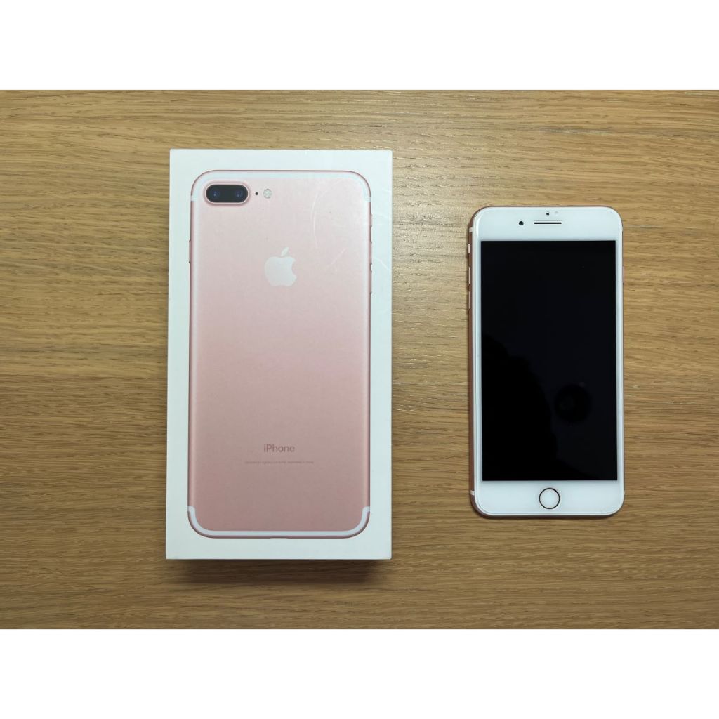 外觀極新 Apple iPhone 7 plus 128GB 粉色 （2018出廠）