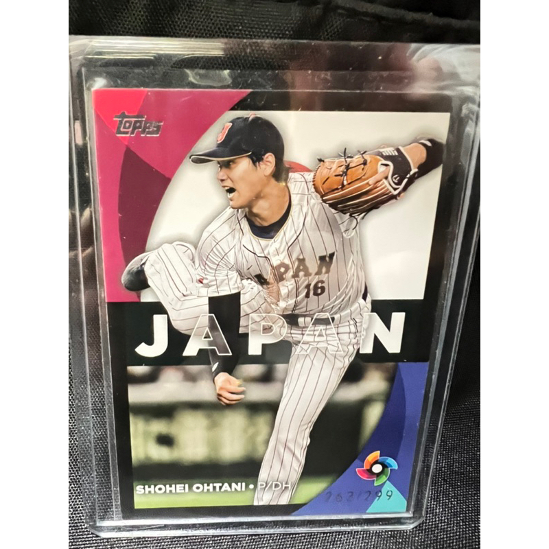 2023 Topps WBC Ohtani  限量299張  日本武士 大谷翔平  球員卡 2023WBC冠軍隊