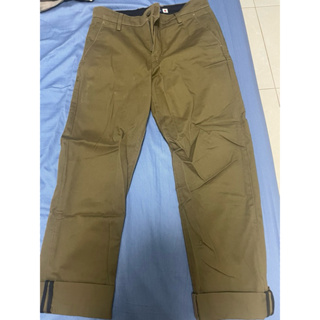 ［尺寸：30/32］Levis LMC MOJ頂級日本布 卡其直筒休閒褲 / 軍綠 男 22671-0004