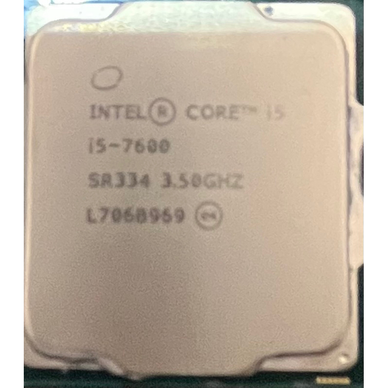 Intel CPU i5-7600 (功能正常)