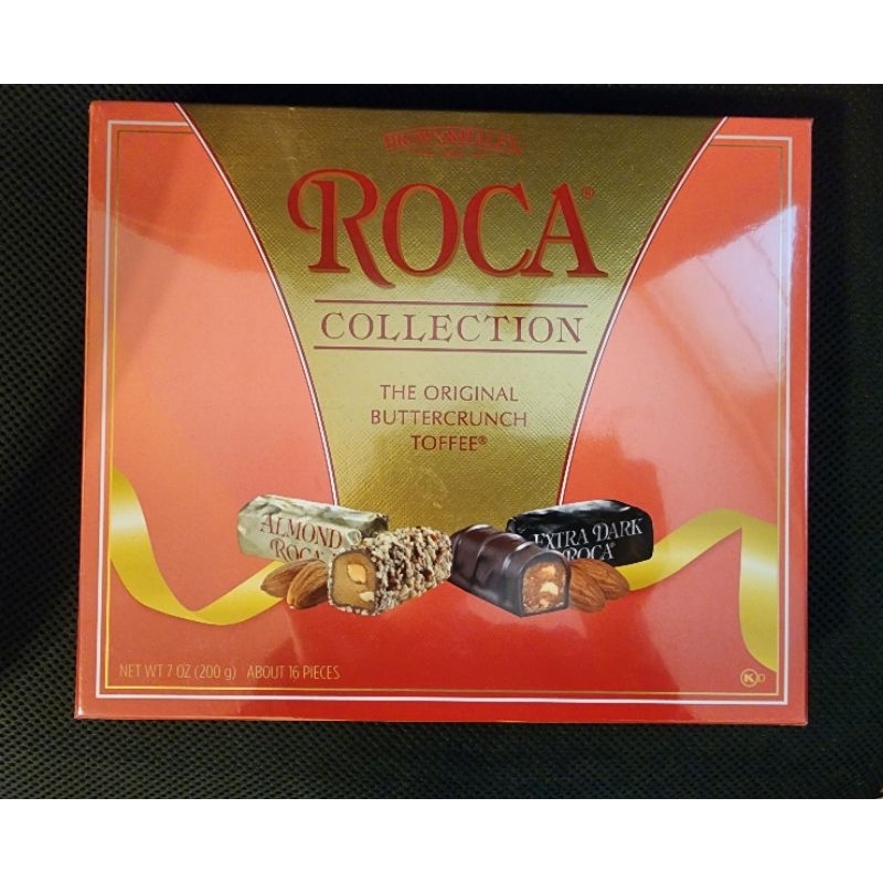 樂家 ROCA 杏仁巧克力糖+杏仁黑巧克力糖雙口味禮盒 200g
