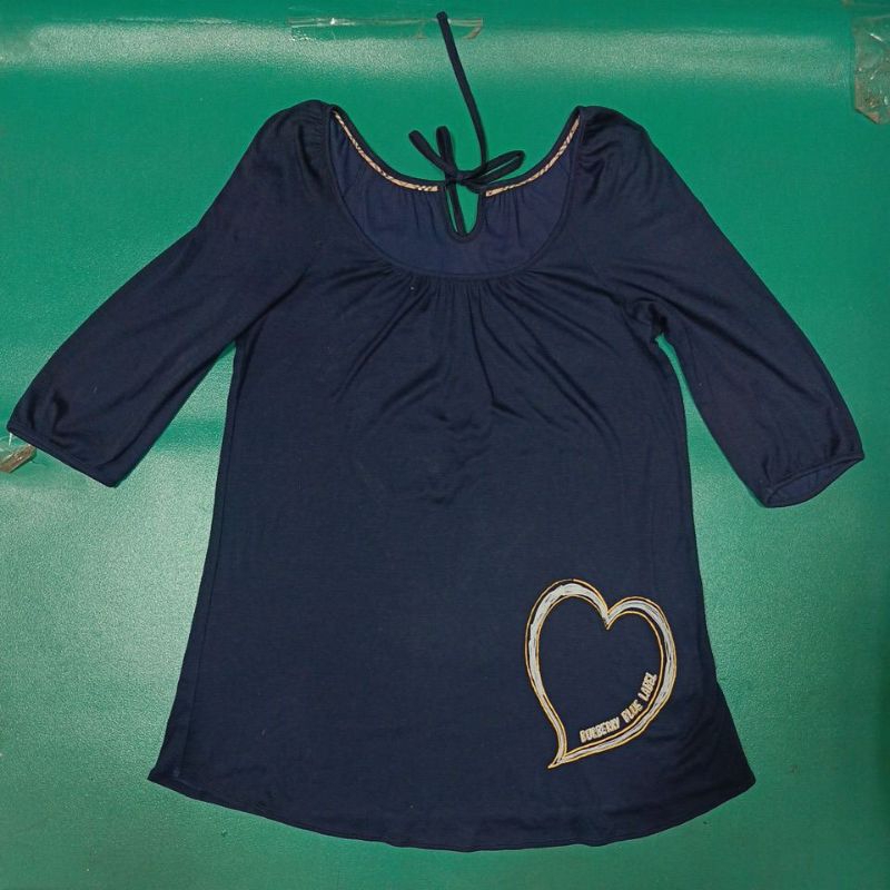 英國 Burberry 巴寶莉 日本藍標 女 排汗 透氣 彈性 優雅 簡潔 長袖 T恤 上衣 連身裙 S號