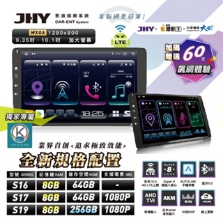 JHY S19 9/10吋八核心安卓主機+A28U 環景日產鈴木本田三菱KIA馬自達豐田福特現代各系適用送專用主機框完工