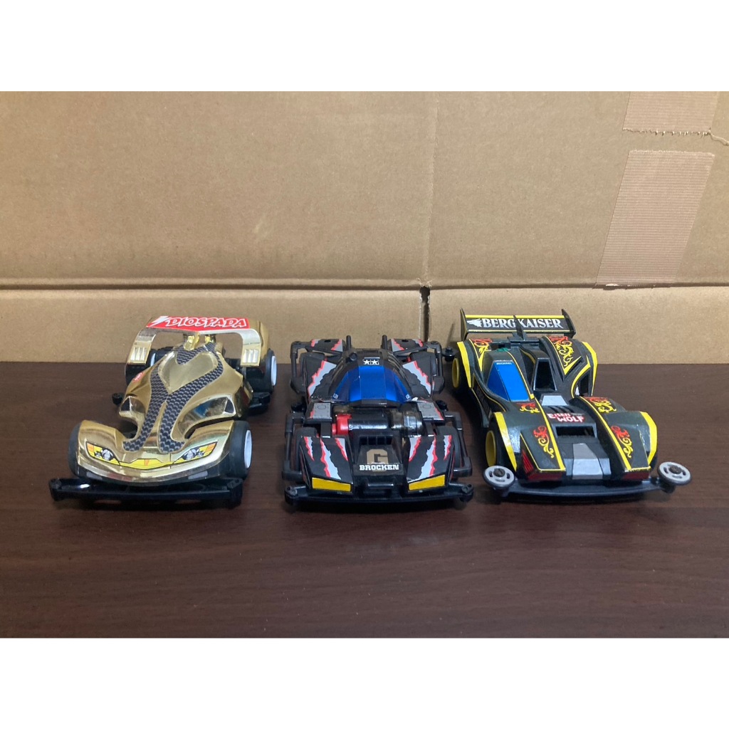 TAMIYA  田宮 四驅車 神劍號 鐵狼號 破壞者 #爆走兄弟 閃電霹靂車 彈珠超人 超激力戰鬥車