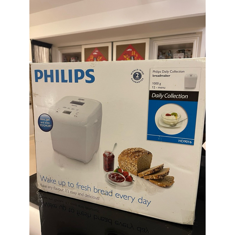 PHILIPS 麵包機/優格機HD9016全新