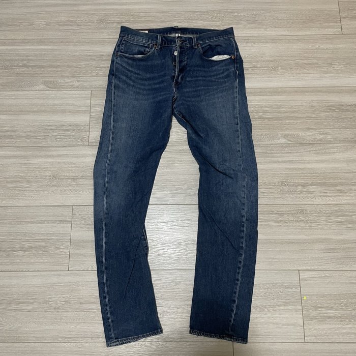 LEJ Levi's levis 502 72775-0005 W30 L34 深藍刷色上寬下窄牛仔褲 512